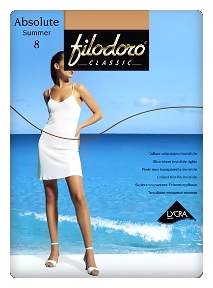Колготки женские Absolute Summer 8 Den XL  Filodoro