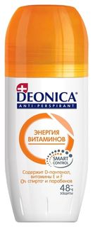 Дезодорант-антиперспирант роликовый Энергия витаминов Deonica