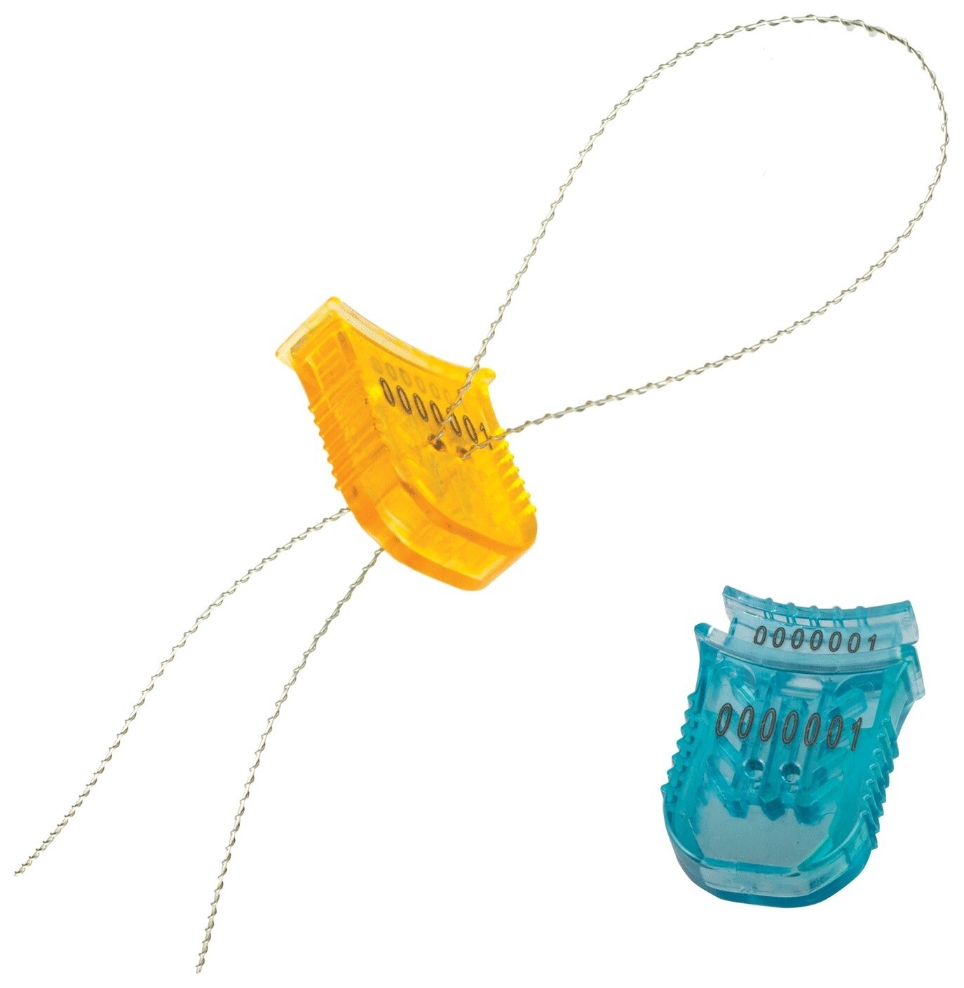 Пломбы стиропластовые номерные, "Гарпун", самофиксирующиеся, комплект 100 шт. Спецконтроль