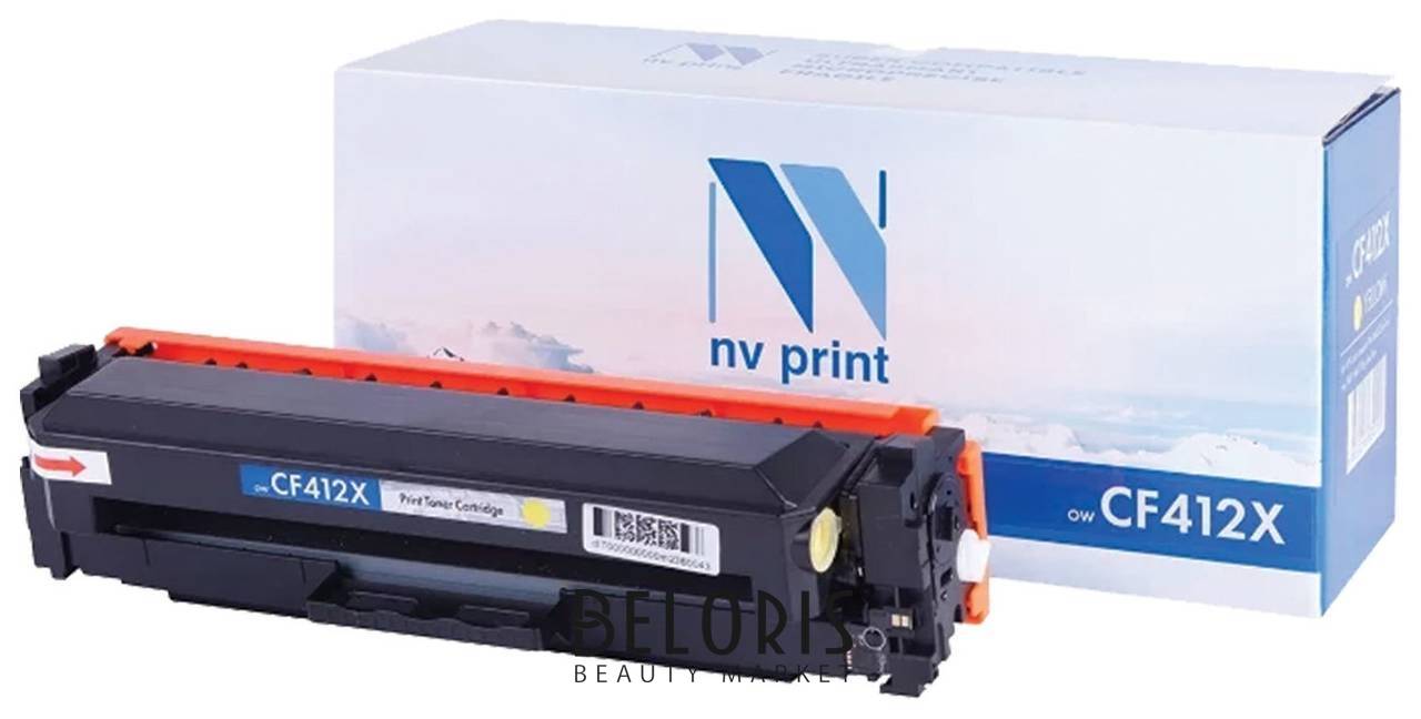 Картридж лазерный Nv Print (Nv-cf412x) для Hp M377dw/m452nw/m477fdn/m477fdw, желтый, ресурс 5000 стр. Nv print