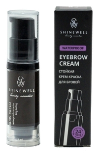 Крем-краска для бровей Eyebrow Cream Waterproof Shinewell