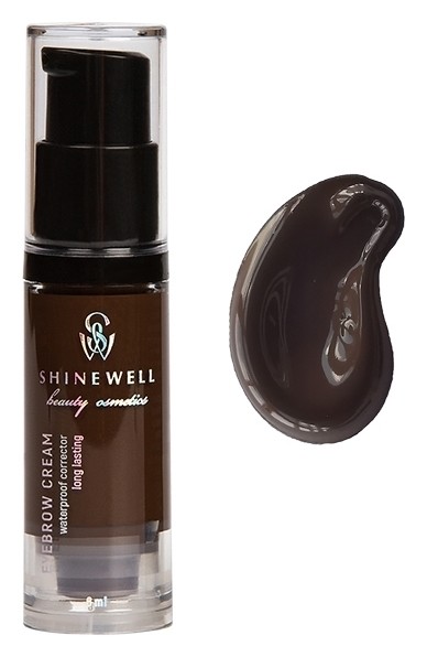Крем-краска для бровей Eyebrow Cream Waterproof Shinewell Brow Secret
