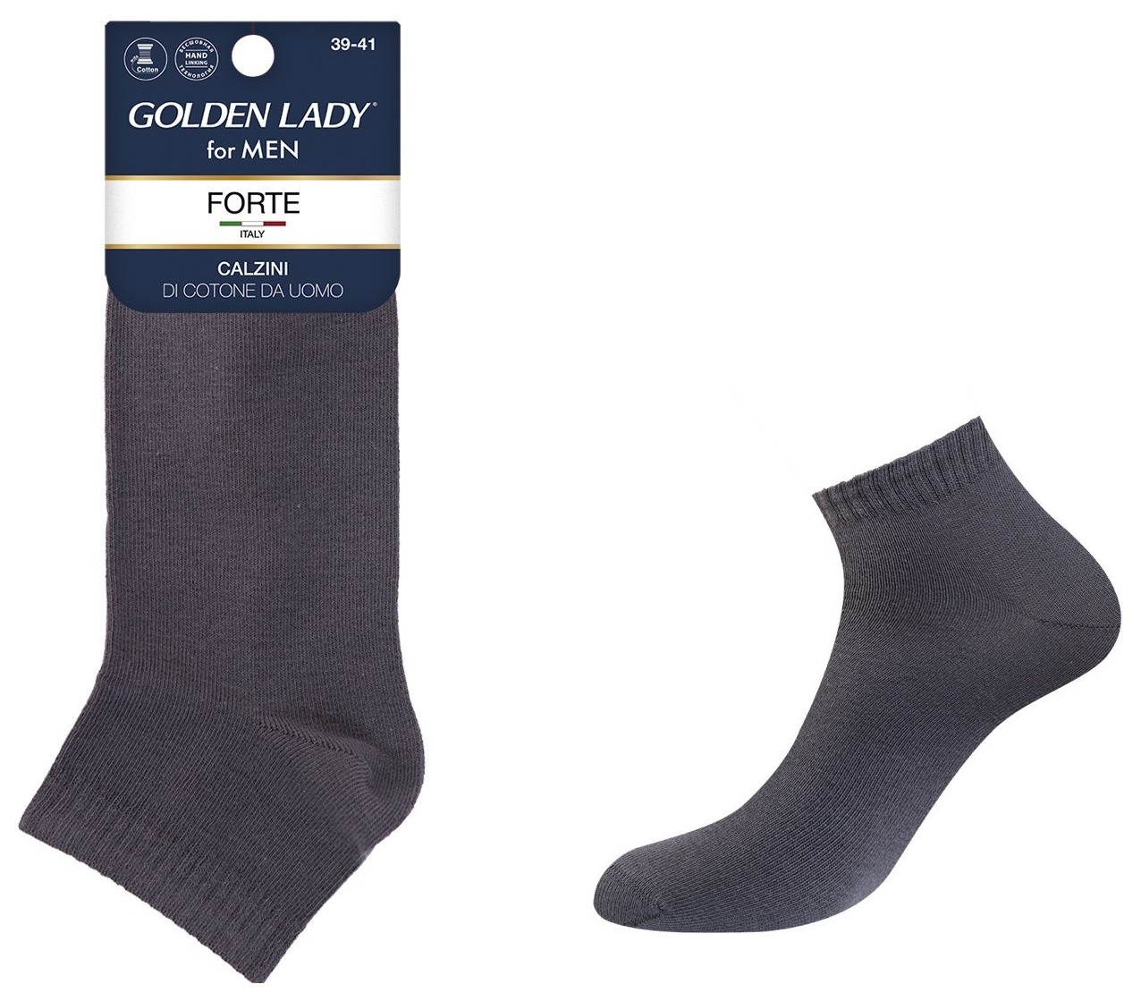 Носки мужские укороченные Forte  Golden Lady