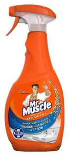 Чистящее и моющее средство для ванной "Новая формула 5в1" Mr. Muscle