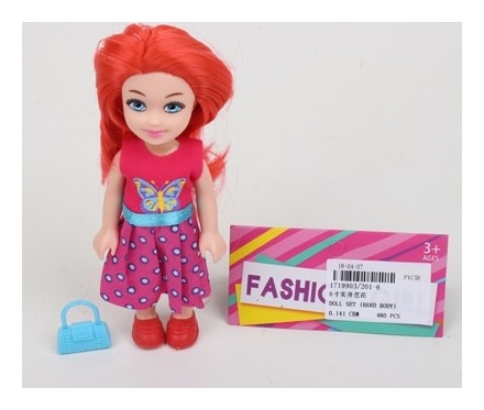 Куколка с рыжими волосами