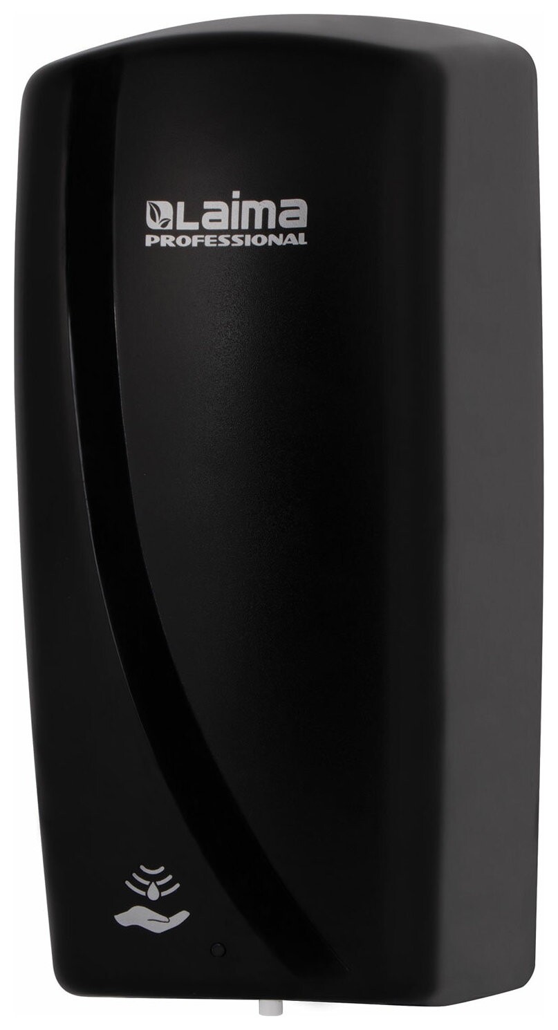 Диспенсер для мыла-пены LAIMA PROFESSIONAL ORIGINAL, наливной, сенсорный, объем 1 л, черный, ABS-пластик   Лайма