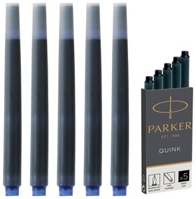 Картриджи чернильные Parker "Cartridge Quink", комплект 5 шт., черные Parker