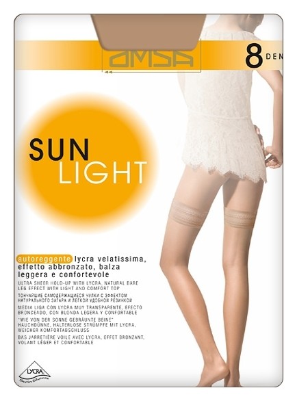 Чулки женские Sun Light 8 Den  Omsa