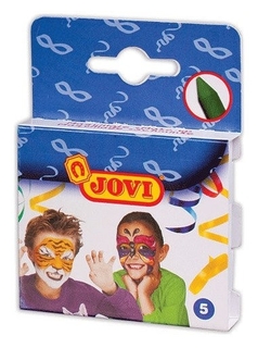 Грим для лица, 5 цветов, пигментированный воск, картонная упаковка Jovi