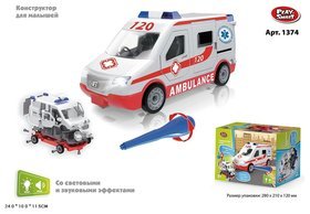Конструктор Машина Скорая помощь Ambulance 120 Play Smart (Joy Toy)