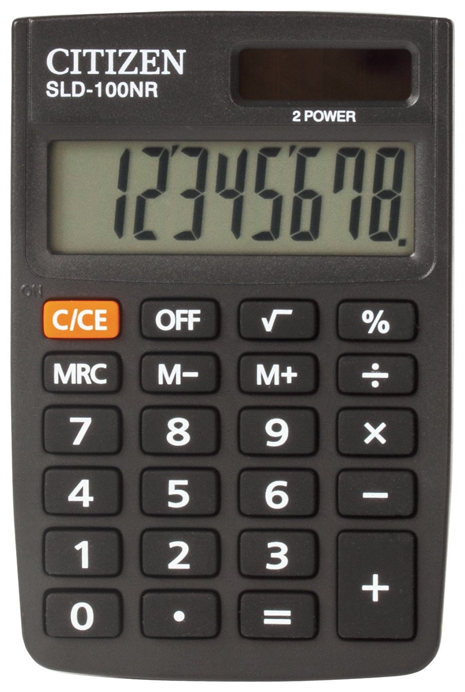 

Калькулятор карманный Citizen Sld-100nr (90х60 мм), 8 разрядов, двойное питание