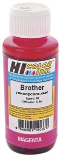 Чернила Hi-color для Brother универсальные, пурпурные, 0,1 л, водные  Hi-black