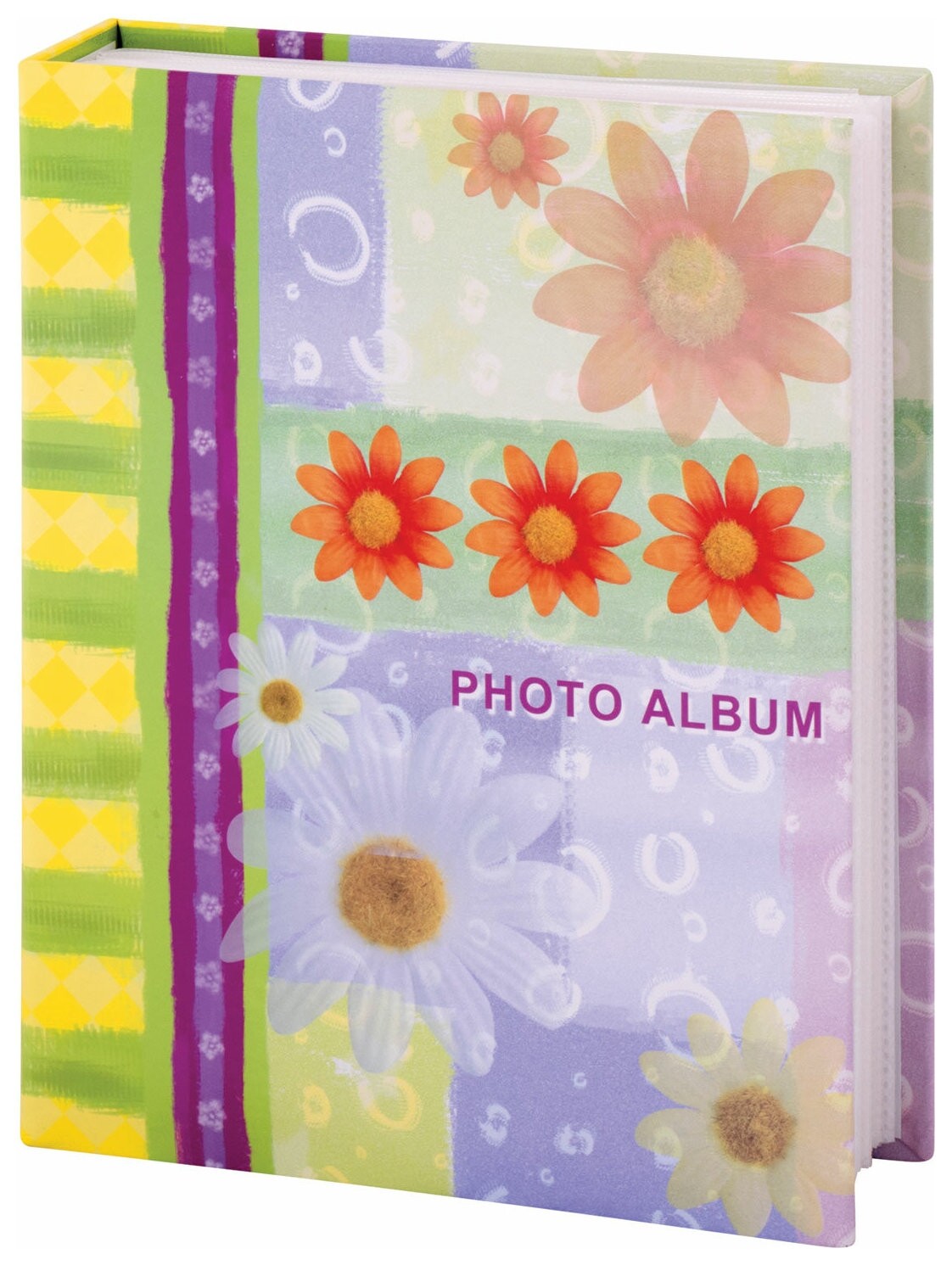 Фотоальбом Brauberg на 200 фотографий 10х15 см, твердая обложка, "Настроение", разноцветный  Brauberg