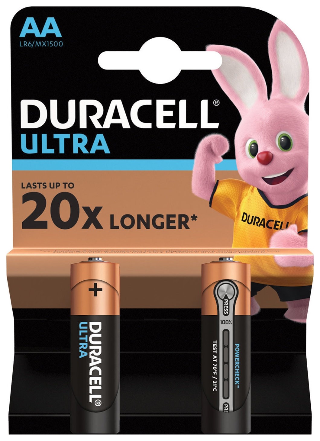

Батарейки DURACELL Ultra Power, AA (LR06, 15А), алкалиновые, 2 шт., в блистере