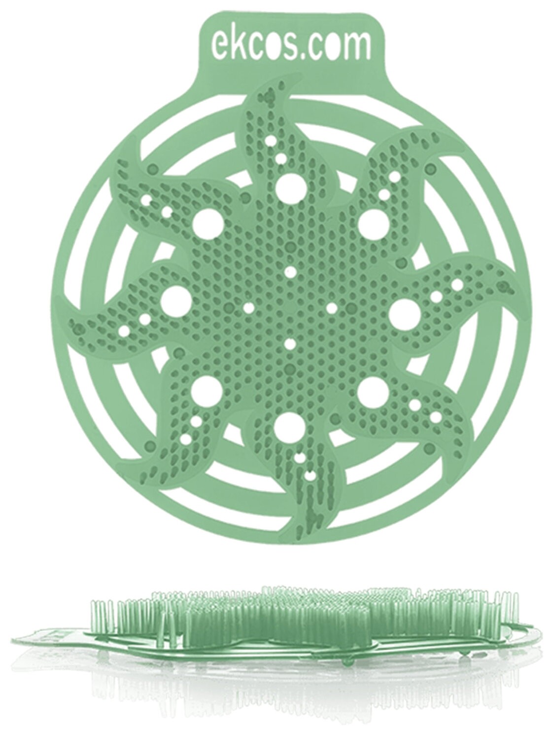 Коврики-вставки для писсуара, на 30 дней каждый, аромат "Сосна", цвет зеленый Ekcos
