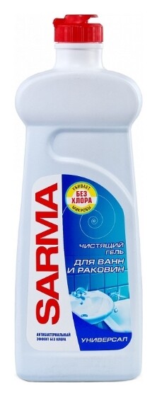 Гель чистящий Универсальный для ванн и раковин Sarma