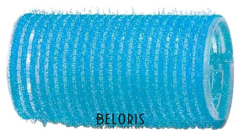 Бигуди-липучки голубые d 28 мм, 12 шт Dewal