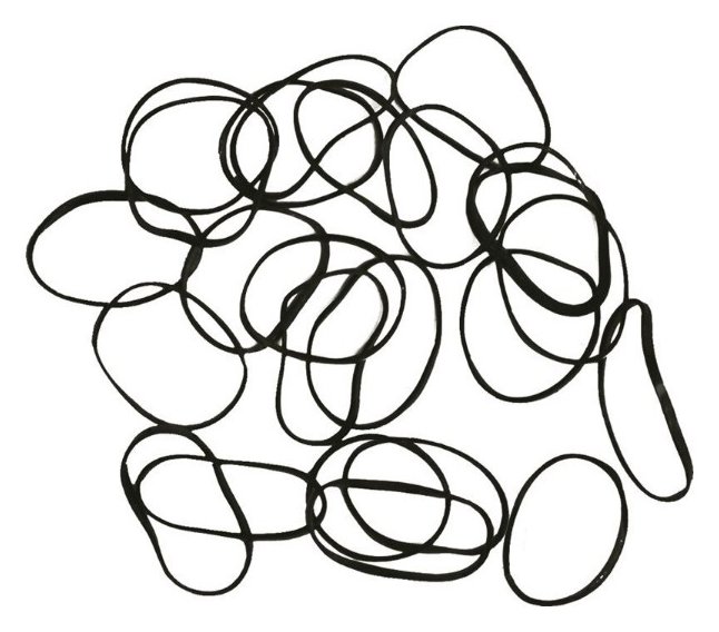 Отзыв на Резинки для волос силиконовые черные mini, 100 шт