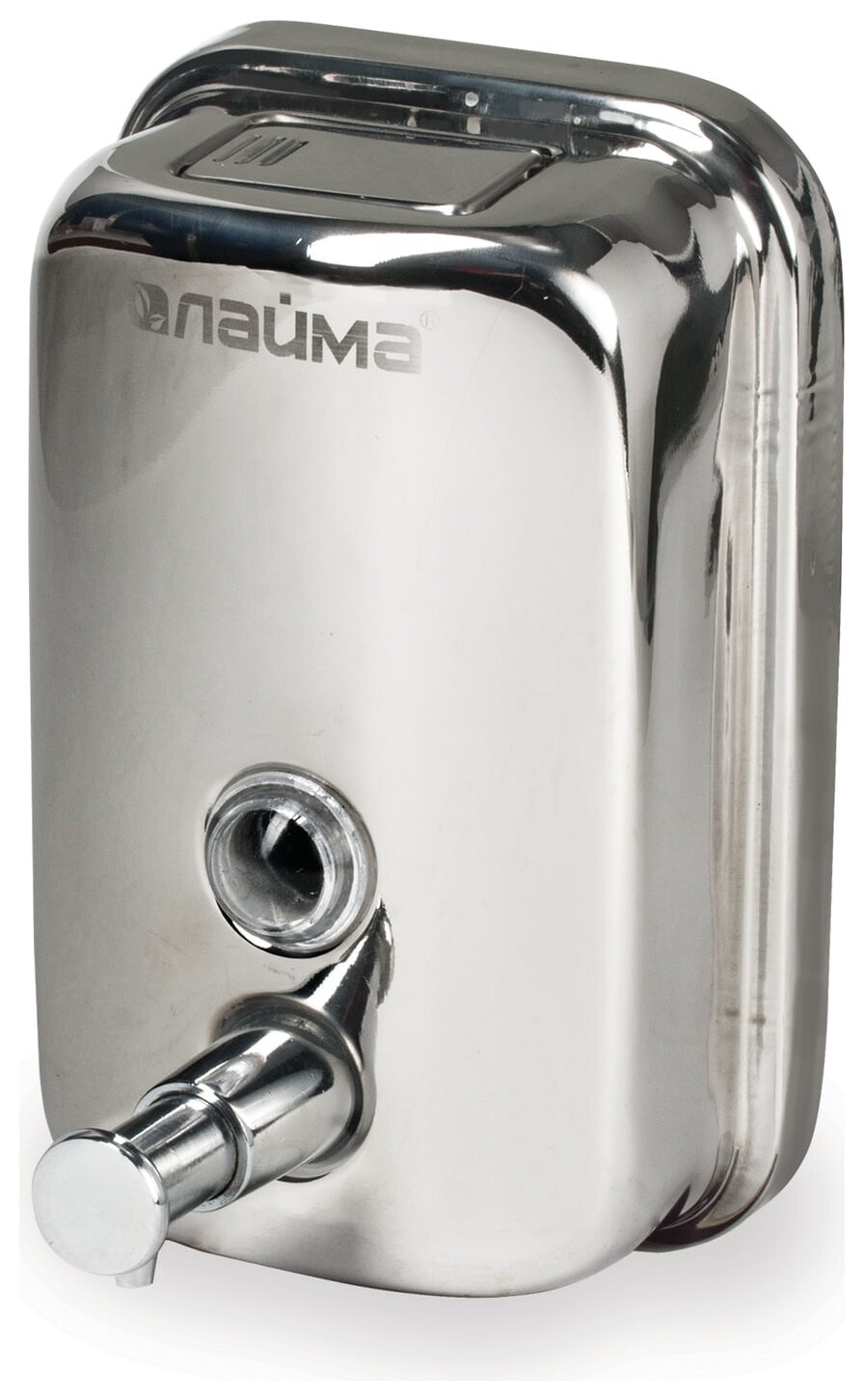 Диспенсер для жидкого мыла "Economy", 0,5 л, нержавеющая сталь, зеркальный  Лайма