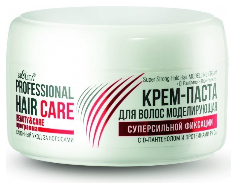 Отзыв на Крем-паста для волос моделирующая суперсильной фиксации Super Strong Hold Hair Modelling Cream