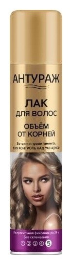 Лак для волос Объем от корней Антураж