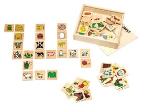Игра детская деревянная "Составь цепочку" Lam Toys