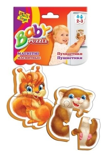 

Мягкие магнитные пазлы "Пушистики"