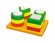 Логическая чудо - пирамидка (цветики)  Stellar