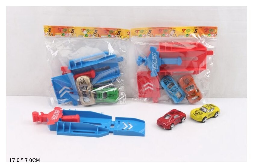 Набор пусковое устройство с 2 машинками  Shantou Gepai