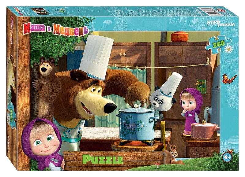 Пазл 260 элементов Маша и Медведь - 2  Step puzzle