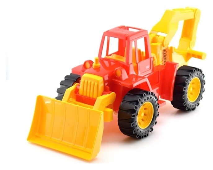 Трактор с грейдером и ковшом "Ангара"  Нордпласт
