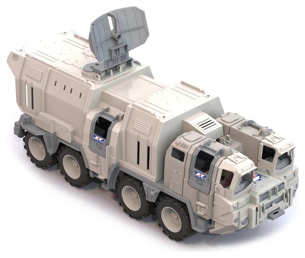 Военный тягач с кунгом  Нордпласт