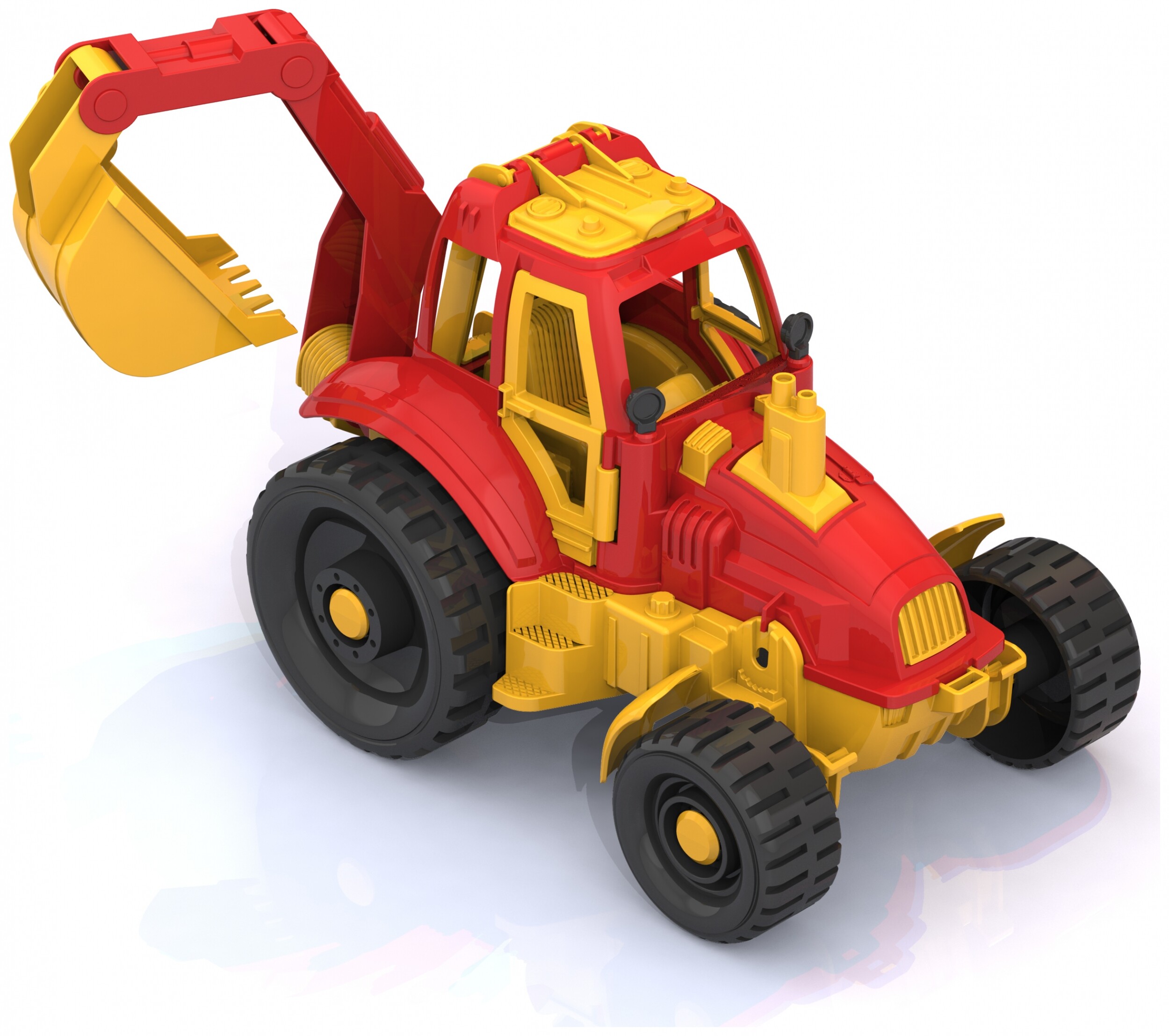 Трактор с ковшом с движущимися частями  Нордпласт