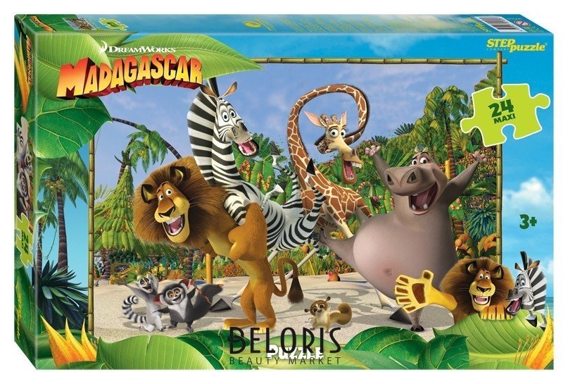 Пазл maxi 24 элемента Мадагаскар - 3 Step puzzle DreamWorks