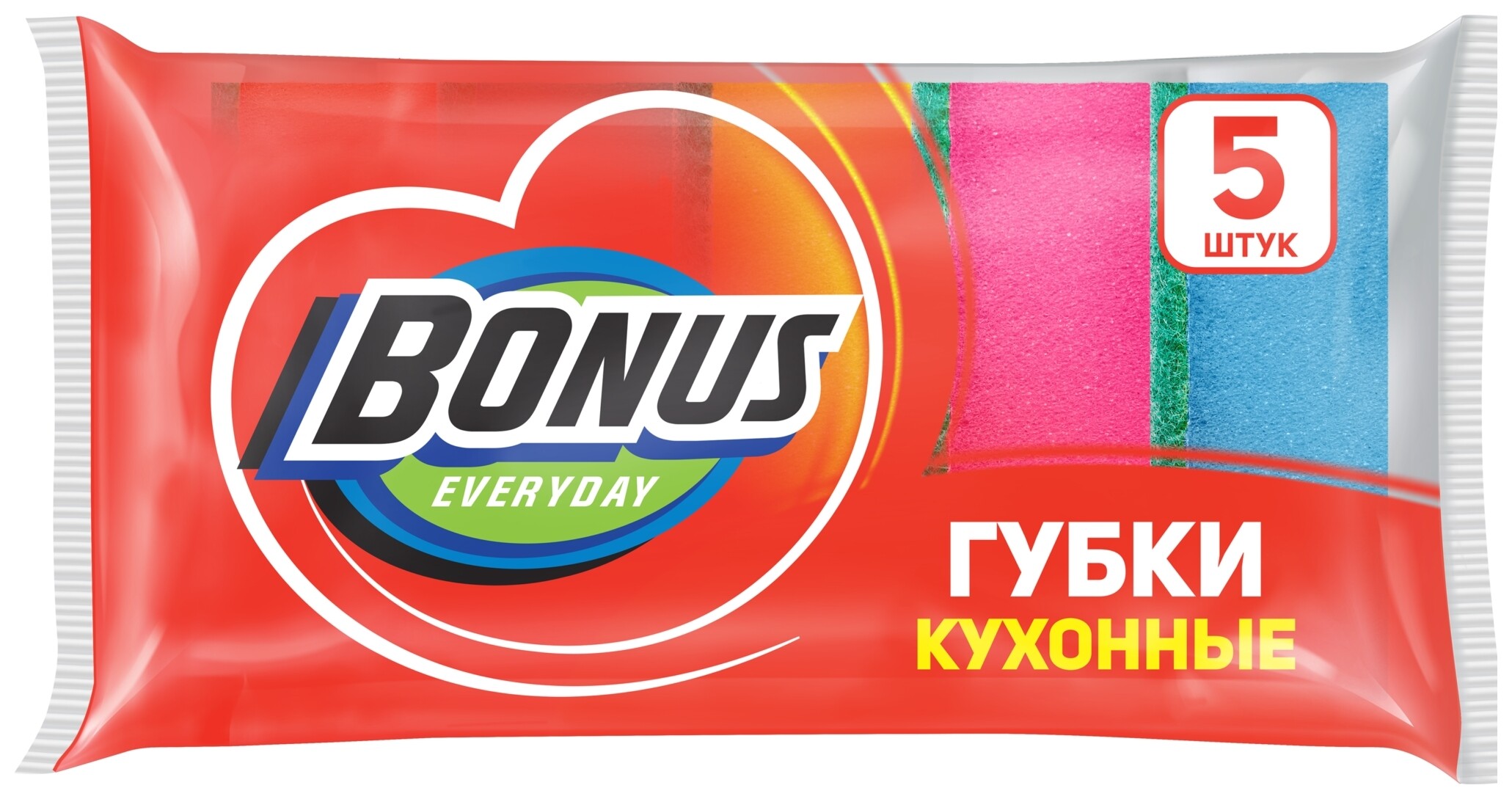 Губка кухонная Бонус