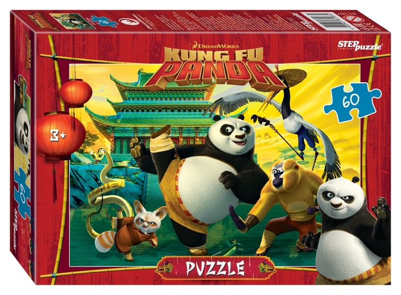 Пазл 60 элементов Кунг-фу Панда  Step puzzle