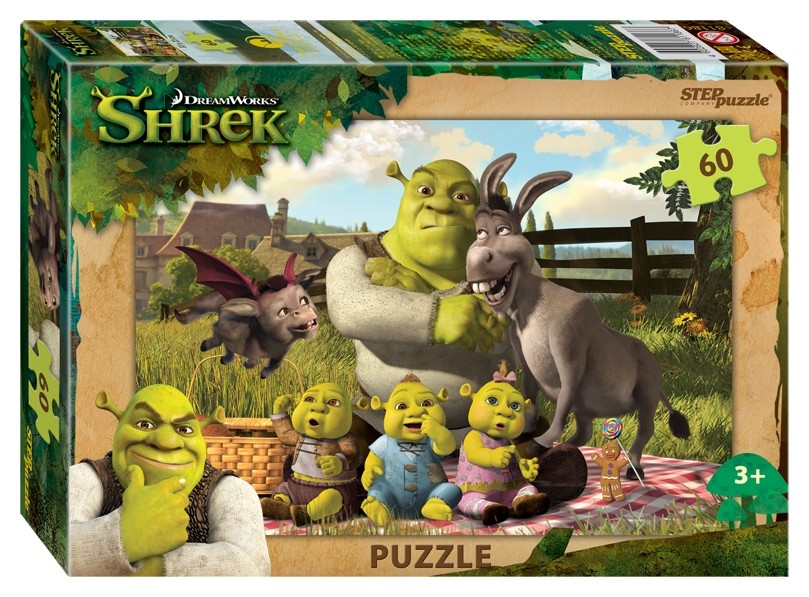 

Пазл 60 элементов Shrek