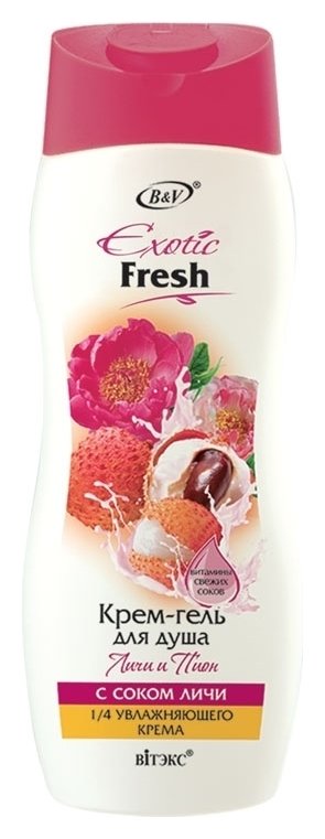Отзыв на Крем-гель для душа Личи и пион