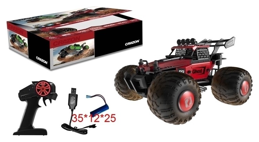 Внедорожник радиоуправляемый, цвет красный