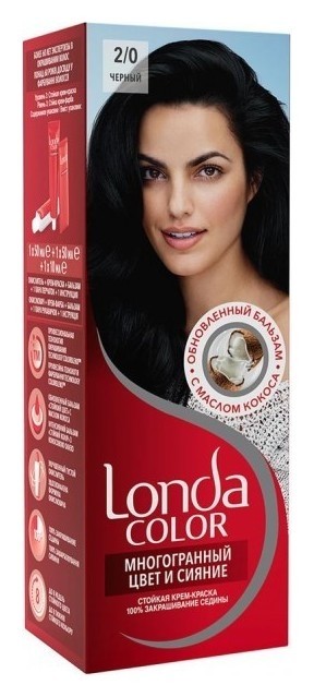 Тон 2/0 Черный  Londa Professional