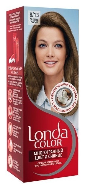 Тон 8/13 Средне-русый  Londa Professional