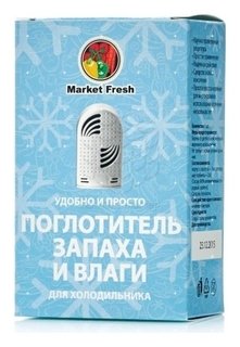 Поглотитель запаха и влаги для холодильника, 1 шт Market Fresh
