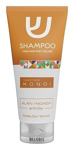 Шампунь для тонких, обезвоженных волос, требующих дополнительного объема Tahitian Monoi Alan Hadash Tahitian Monoi