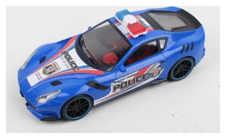 Машинка полицейская инерционная Цвет синий S7JN