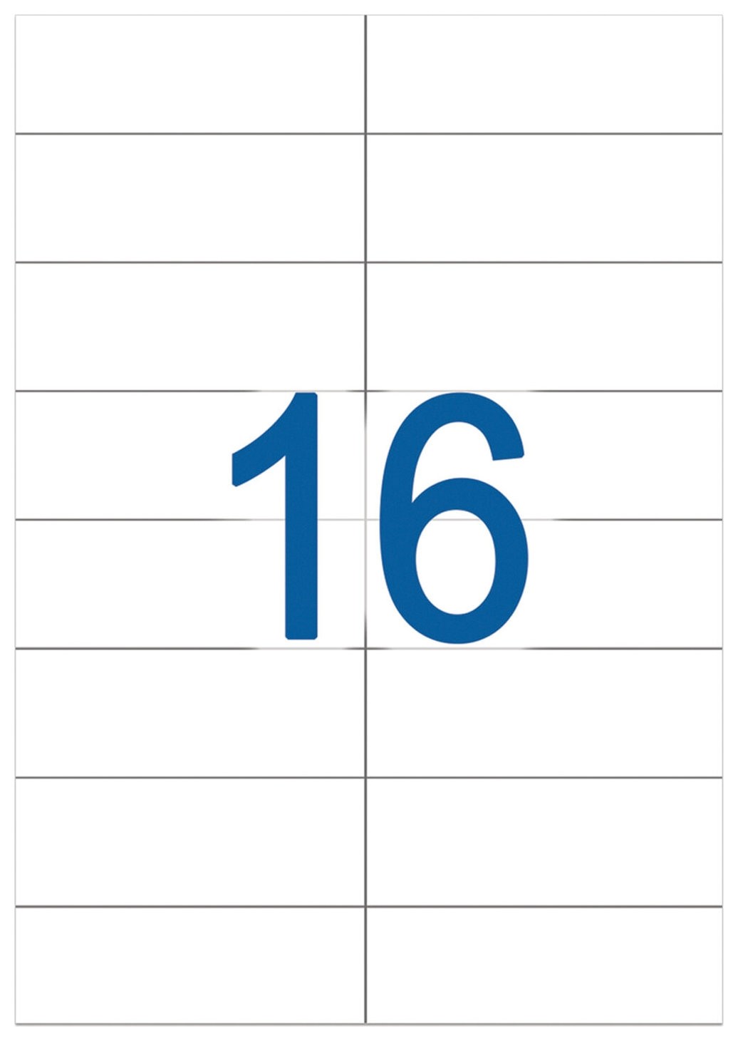 

Этикетка самоклеящаяся 99х34 мм, 16 этикеток, 65 г/м2, 100 л., "Everyday"
