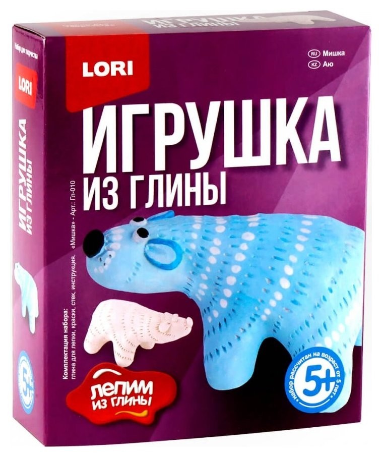 

Игрушка из глины "Мишка"