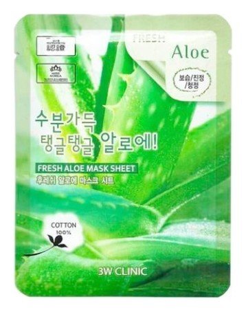 Маска для лица тканевая с экстрактом алоэ Fresh Aloe Mask Sheet отзывы