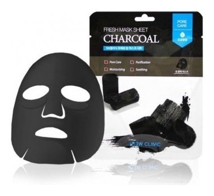Маска для лица тканевая с экстрактом древесного угля Charcoal Essence Mask отзывы