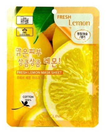 Маска для лица тканевая с экстрактом лимона Fresh Lemon отзывы