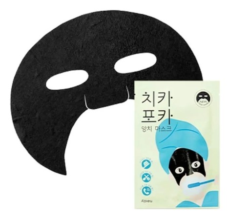 Маска для лица тканевая утренняя Chi Ka Po Ka Tooth Brushing Mask A'Pieu